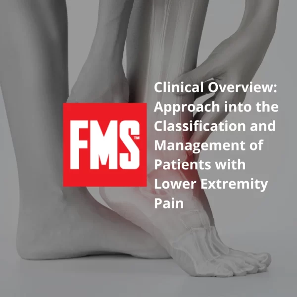 Management of Patients with Lower Extremity Pain